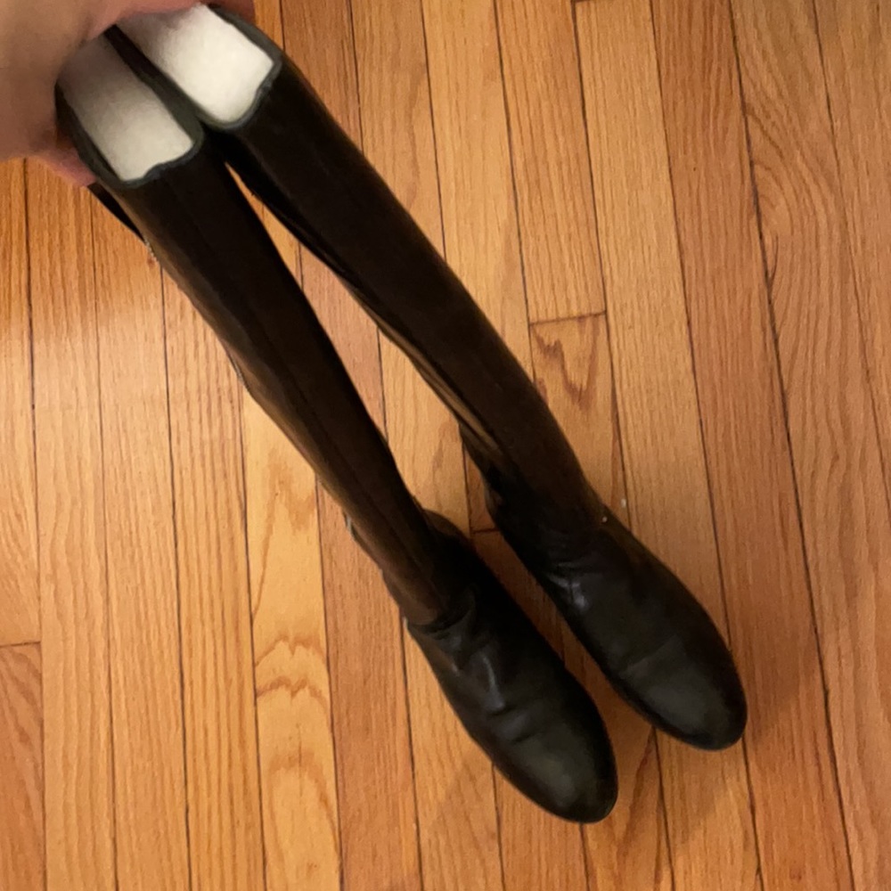Jessica Simpson over the knee black boots